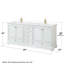 Ensemble de meuble-lavabo double 80 "Deborah-61133073-97791433-51712448