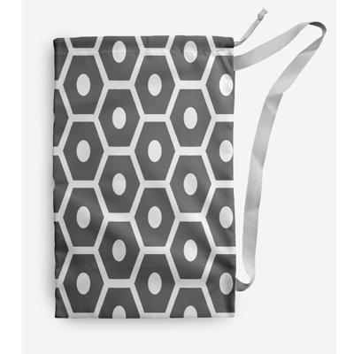 Sac à linge géométrique