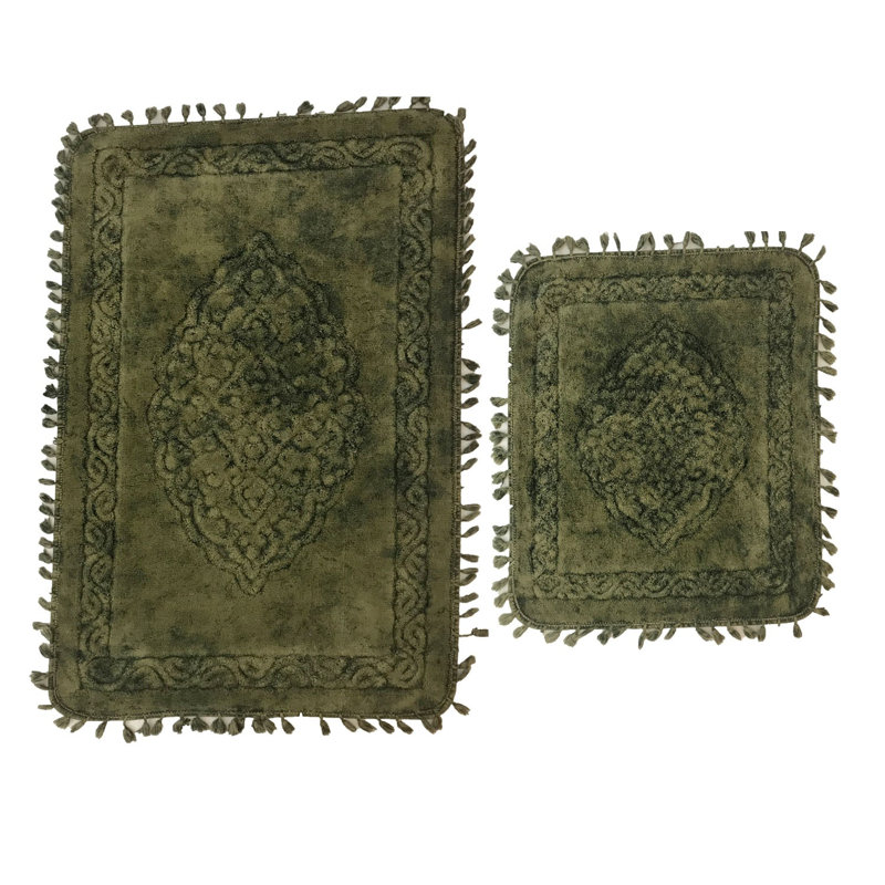 Non-Slip Bath Mat, Green
