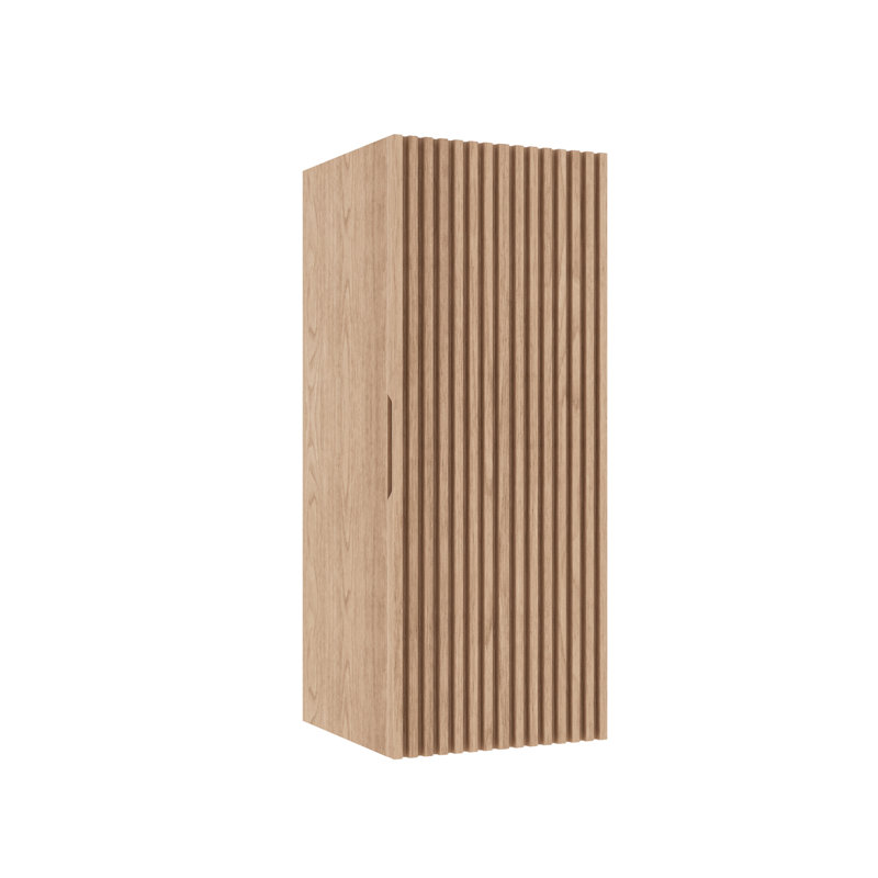 Armoire murale de salle de bain Kali, H 29,53 po x l 11,81 po x P 11,81 po, Bois naturel clair