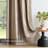 Velvet Blackout Thermal Curtain Panel –  Room-Darkening Grommet Solid Color Drapes for Living Room Bedroom (Set of 2)-2135355151-2136243342