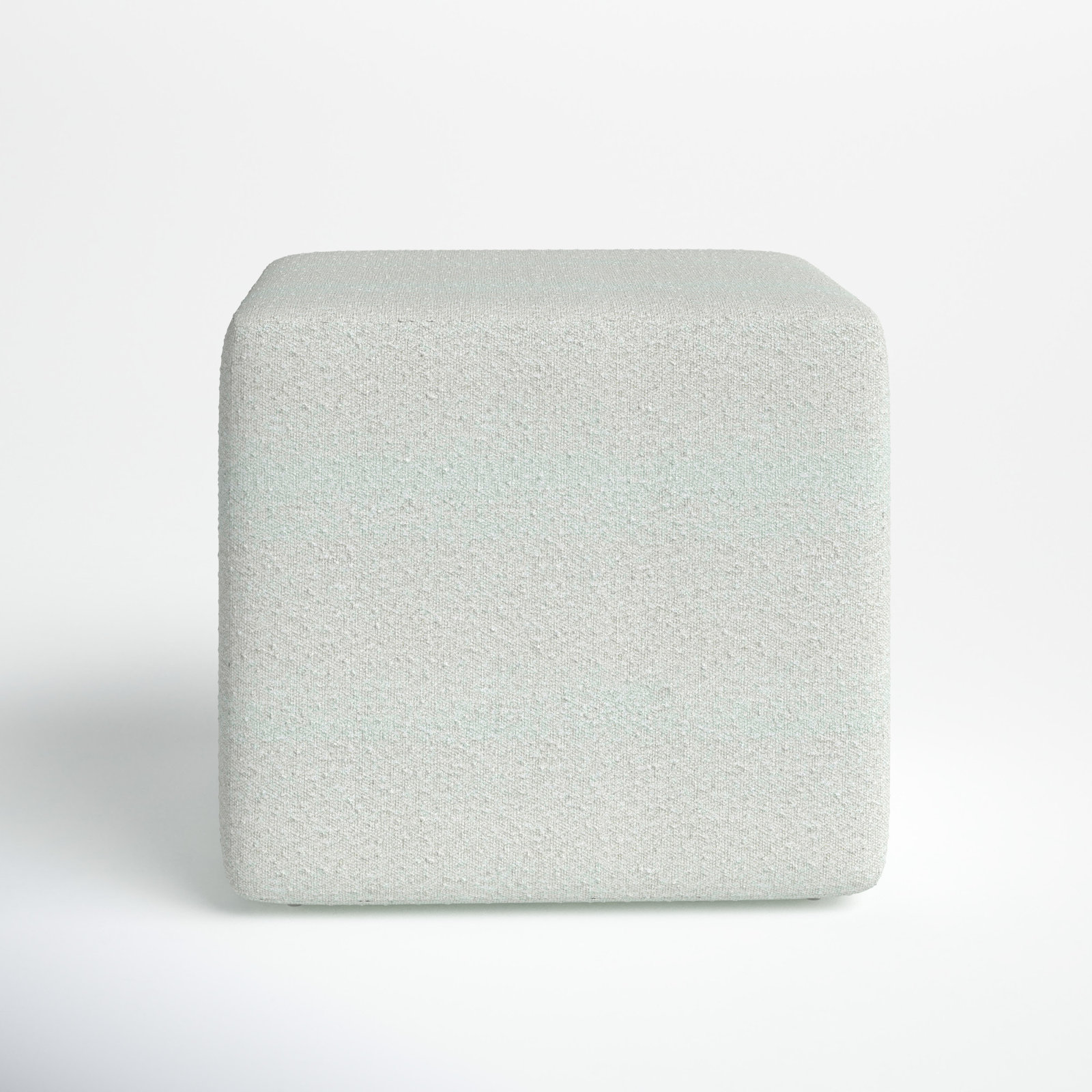 Era Upholstered Ottoman, Classic Ivory Boucle