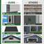 Remise de rangement extérieure en résine avec plancher, porte verrouillable et fenêtres, remise à outils imperméable en plastique toutes saisons pour pelouse de jardin-130131183-130131184