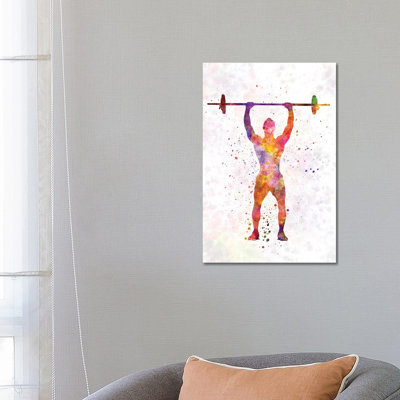 Body Buiding Man by Paul Rommer - Wrapped Canvas Gallery-Wrapped Canvas Giclée