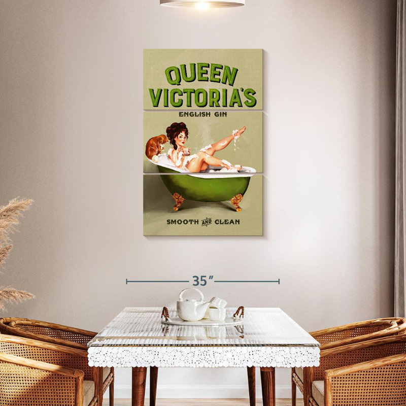 Tergel Queen Victoria Bath, 45" H x 28" W