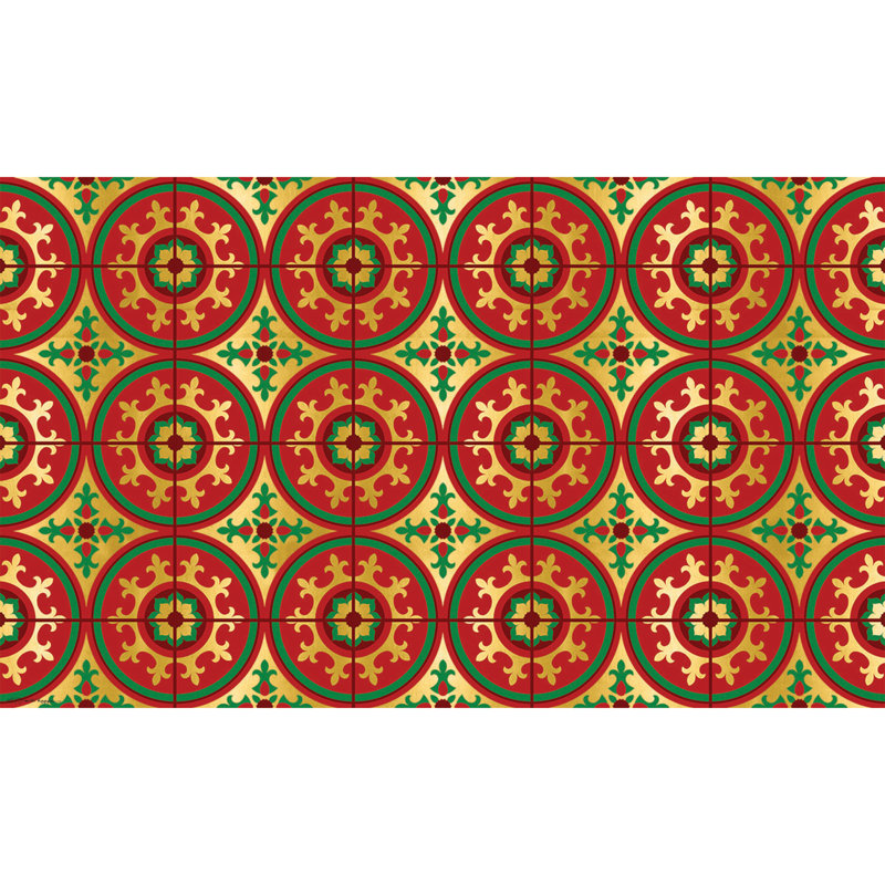 Tapis intérieur / extérieur lavable Christmas Tile