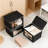 Stackable Storage Bins With Lids And Viewing Window - Foldable Fabric Organizer Bins For Closet, Wardrobe, And Home Organization-1792984504-1792984508-1792984481