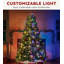 6ft Green Lighted Artificial Pine Christmas Tree with Stand
