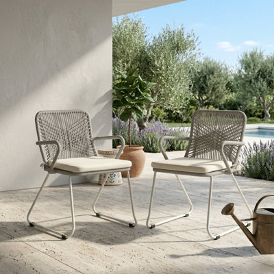 Chaises de salle à manger pour terrasse Bristol