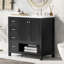 Meuble-lavabo simple 36 po avec plateau en céramique Stellamae-80319668