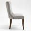 Chaise d'appoint rembourrée en velours Ellias-1542981117