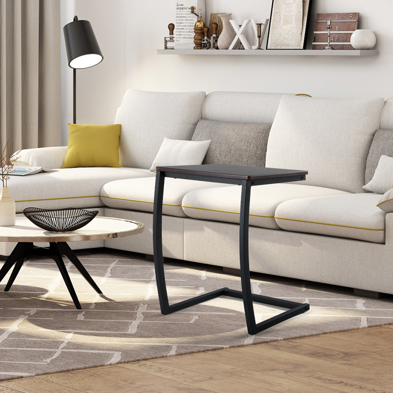 Lenn 24.4'' C-Shaped Tray Table