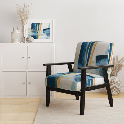Fauteuil d'appoint rembourré «Frideres - Indigo Panel IV»