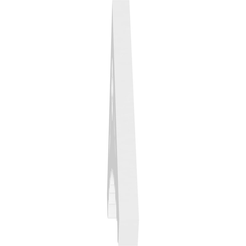 Pignon en PVC de qualité architecturale Wellington, H 12 po x l 48 po x P 1 po, 6 / 12