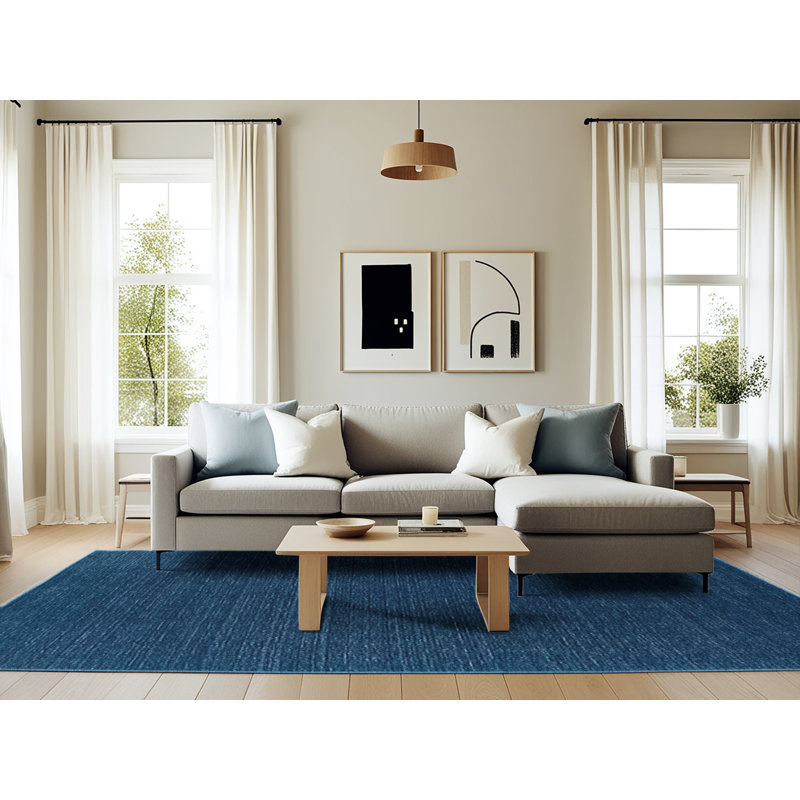 Tapis bleu Dunwoody, Rectangle 6 pi x 9 pi