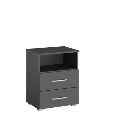 Aditio 2 Drawer Bedside Table