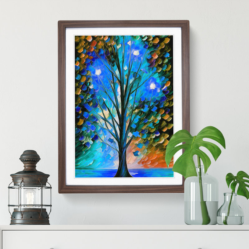 Portrait of a Tree No.6 - Framed Print, Walnut Framed, 64cm H x 46cm W x 2cm D
