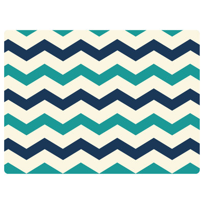 Chevron 35 in. x 47 in. 9 to 5 Desk Chair Mat