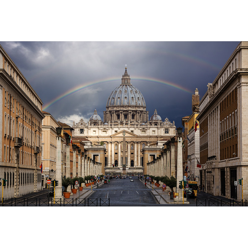 St. Peter's Cathedral In Rome, Italy. by Phant - Wrapped Canvas Print, 30cm H x 46cm W x 3.8cm D