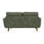 Causeuse 2 places 65 pouces, minimaliste et moderne en tissu de polyester respirant avec pieds robustes en bois massif de 65 pouces, vert olive-2079718843