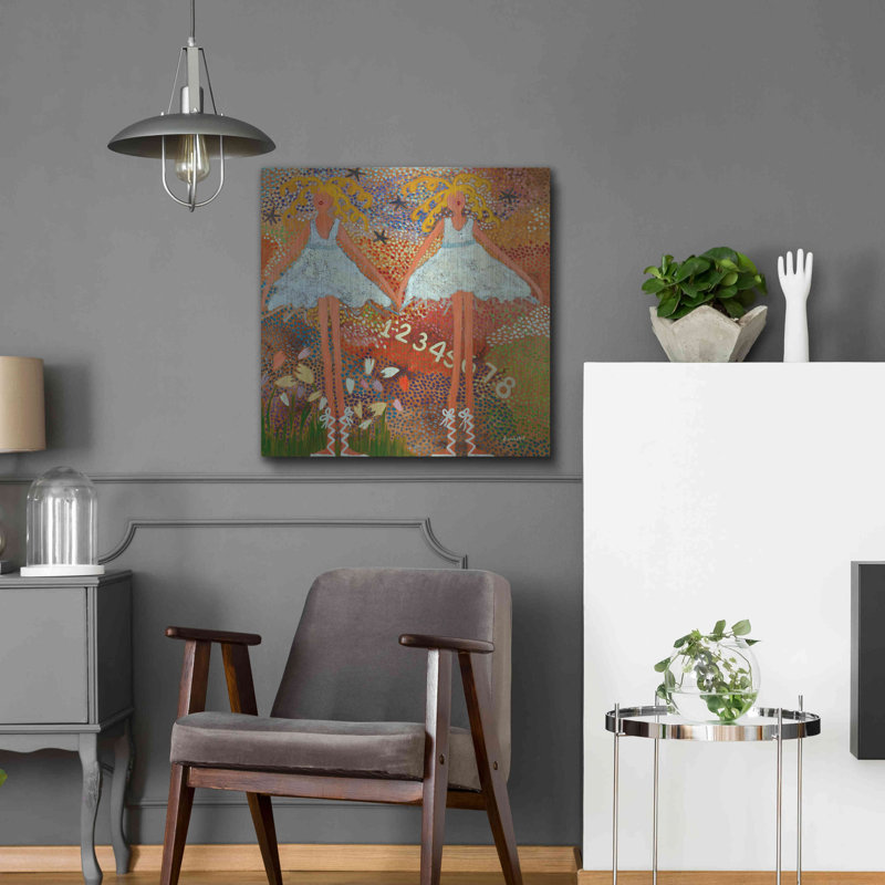 «Desert Dance» par Caroline Bench, H 24 po x l 24 po