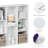 8-Cube Bookcases, Closed Back Bookshelf Storage Unit, Style Cabinet for Living Room Bedroom Office-916077977-916077976