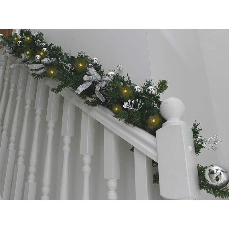 180cm Lighted Faux Garland with Lights