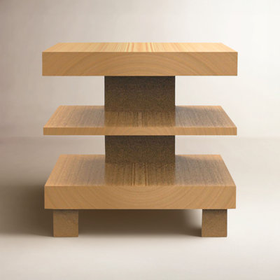 Jullisa 24" Side Table In Natural Distressed Oak