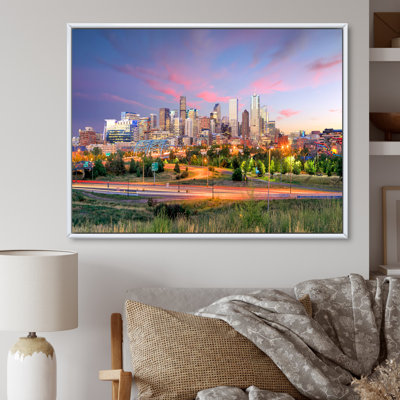Panorama de l'horizon de Denver - décor mural paysages