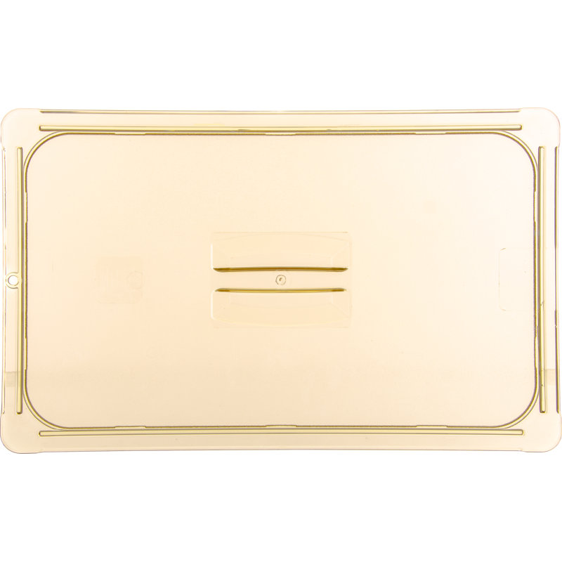 Couvercle rectangulaire Universal ™ en plastique jaune