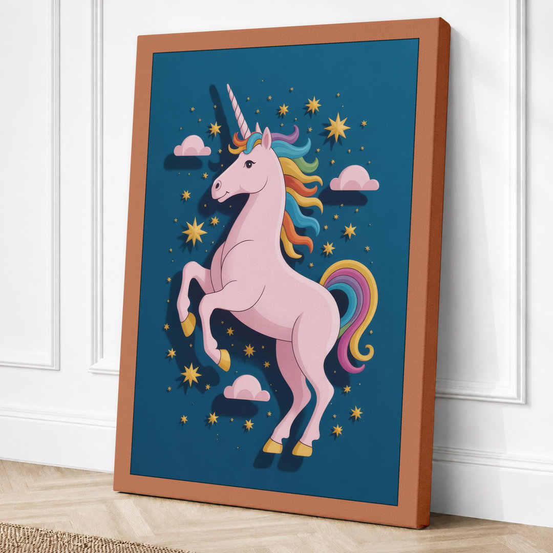 Magical Unicorn Dreams Maximalist - Wrapped Canvas