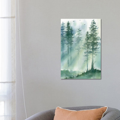 «Forest Light» - reproduction d'art murale - toile encadrée