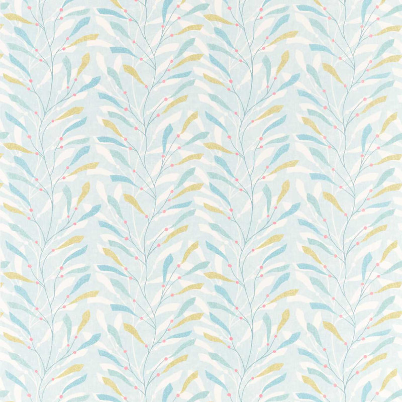 Sea Kelp Fabric, Aqua