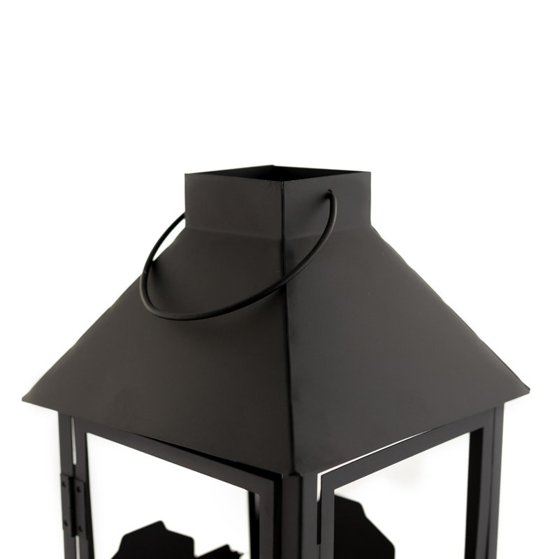 Lanterne de table en fer 14 po