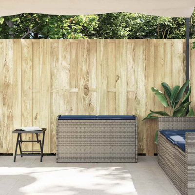  Banc de rangement extérieur PE