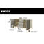 Amhad NICOLE CHEST OF DRAWERS 150 2D3SZ-725559157