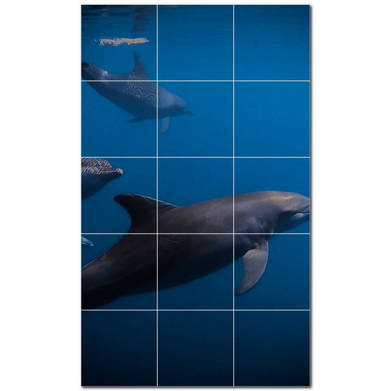 8'' x 8'' Satin Ceramic Decorative Mural