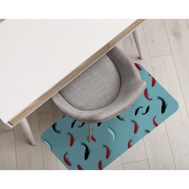 Myrtes Hard Floor Rectangular Chair Mat, 90 x 120cm