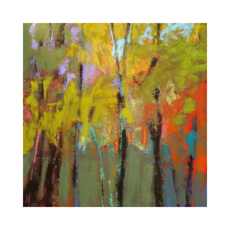 Trees III by Jane Schmidt - Wrapped Canvas Painting, 30.48 cm H x 30.48 cm W