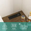 Bar avec porte de grange coulissante, grande table basse Buffet