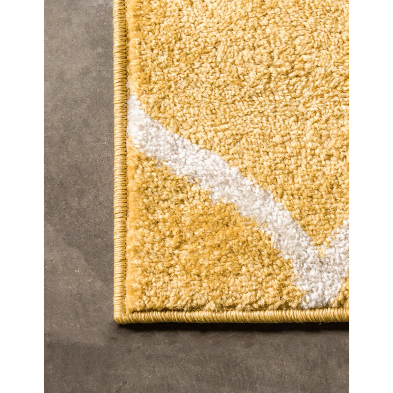 Llanet Geometric Indoor Rug, Square 3'1"