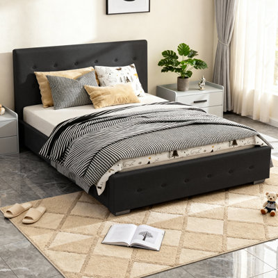 Delvin Upholstered Ottoman Storage Bed