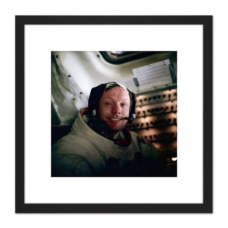 Aldrin NASA Astronaut Neil Armstrong Apollo 11 Flight - Single Picture Frame Print