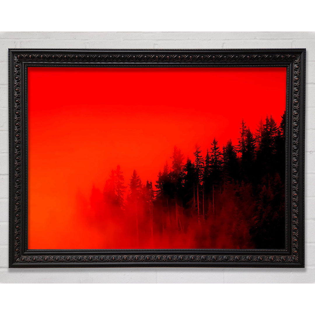 Red Mist Woodland - Druck