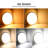 4 Pack 7 Inch LED Flush Mount Ceiling Light, 1600LM, 5CCT Selectable, 15W, Dimmable, Low Profile, Round Lighting Fixture