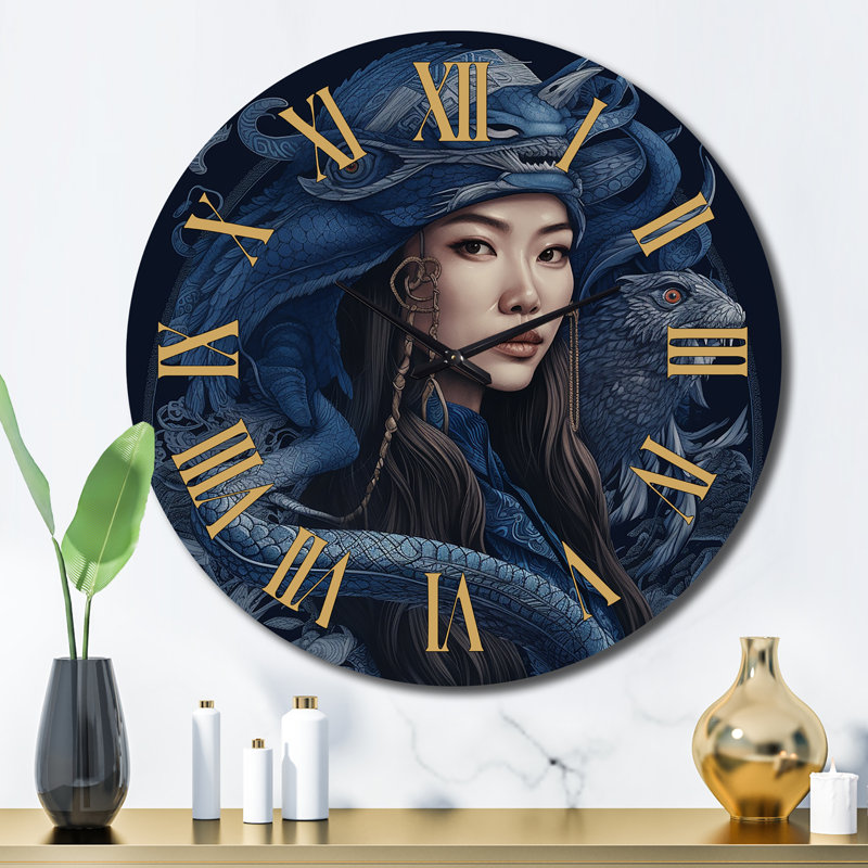 Horloge murale déesse Ainu, Grand