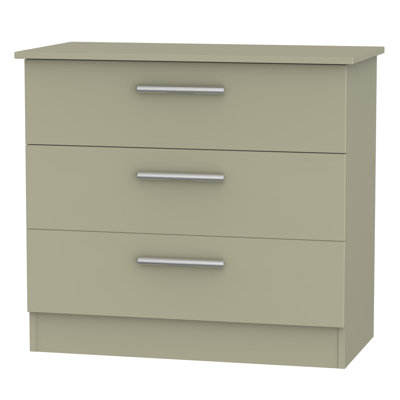 Fully Assembled Chesler 3 Drawer Chest