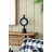 Analogue Electric Tabletop Clock with Alarm in Black