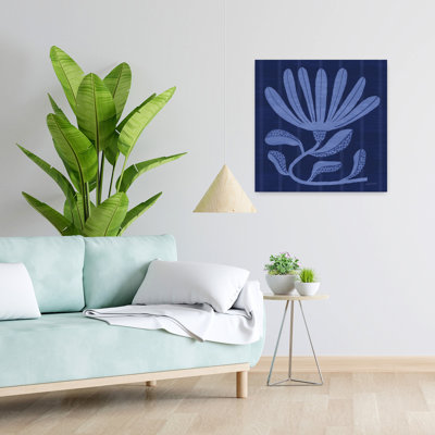 "Playful Petals I", art mural contemporain