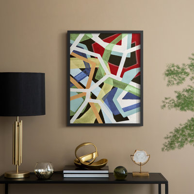 Magnetic Colour I Framed Print - Solid Wood